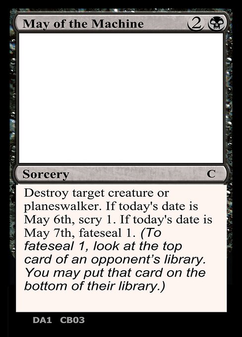 May of the Machine CB03