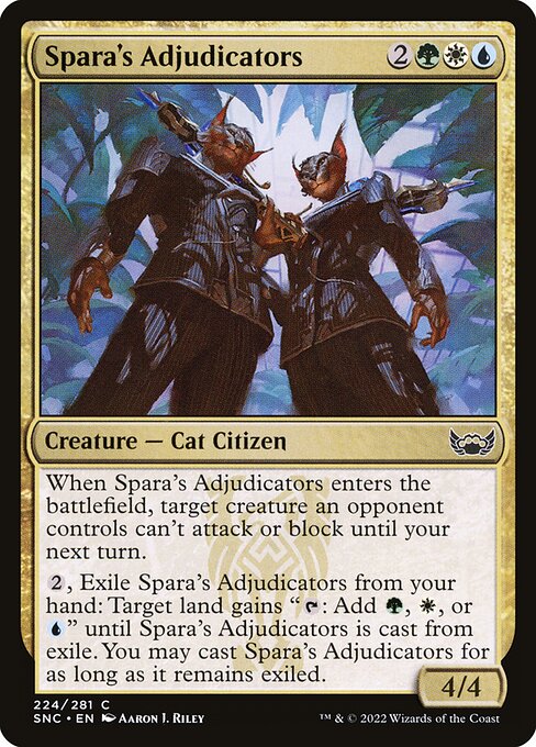 Spara's Adjudicators 224
