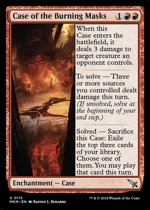 Case of the Burning Masks 113