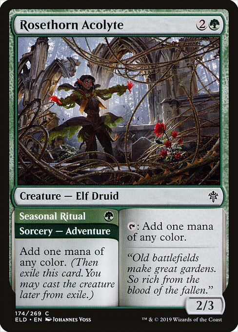 Rosethorn Acolyte // Seasonal Ritual 174