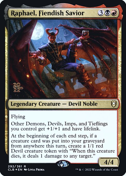 Raphael, Fiendish Savior 292s
