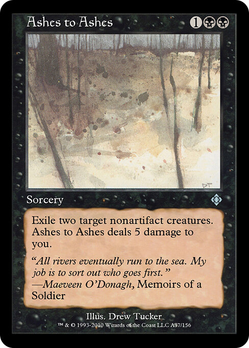 Ashes to Ashes A37