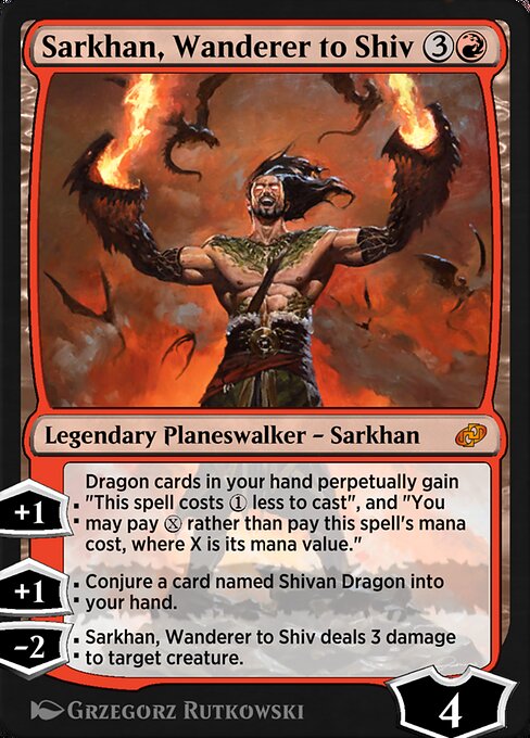 Sarkhan, Wanderer to Shiv 22