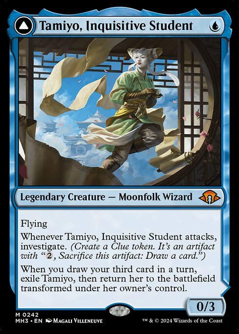 Tamiyo, Inquisitive Student // Tamiyo, Seasoned Scholar 242