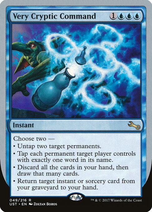Very Cryptic Command 49b