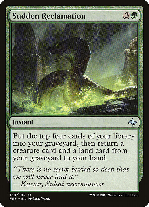 Sudden Reclamation 139