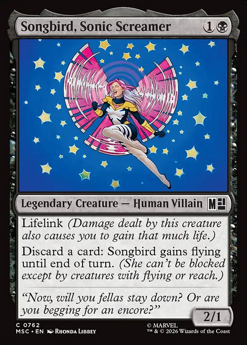 Songbird, Sonic Screamer 762