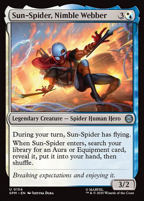 Sun-Spider, Nimble Webber 154