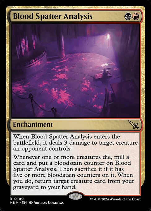 Blood Spatter Analysis 189