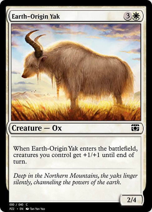Earth-Origin Yak 70821