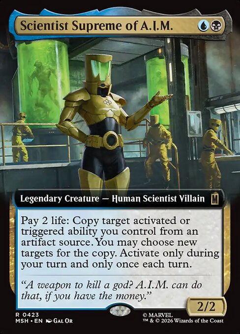 Scientist Supreme of A.I.M. 423