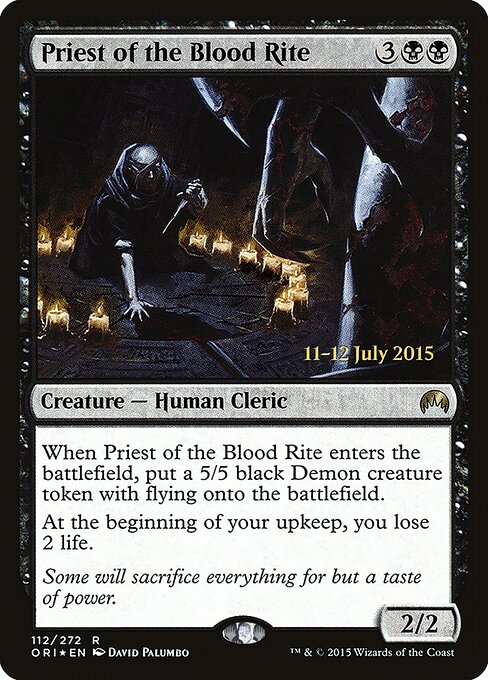 Priest of the Blood Rite 112s