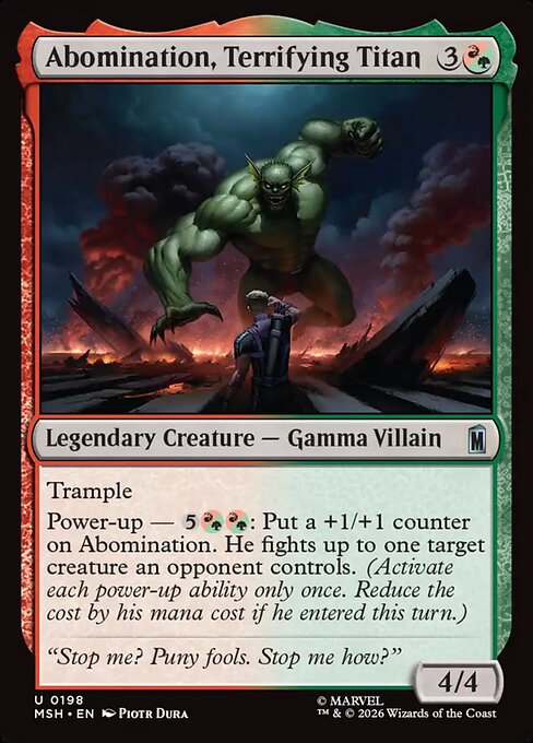 Abomination, Terrifying Titan 198