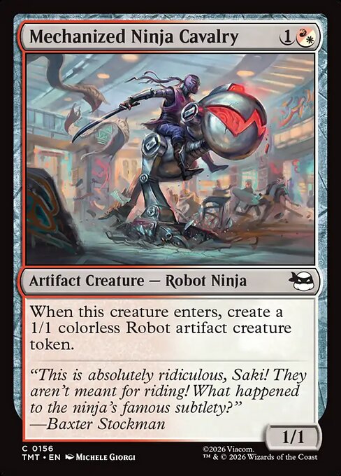 Mechanized Ninja Cavalry 156