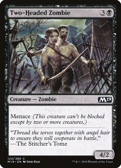 Two-Headed Zombie 123