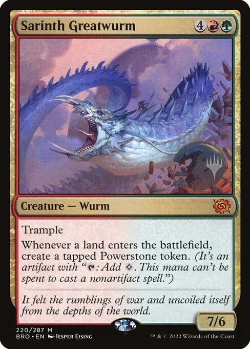Sarinth Greatwurm 220p