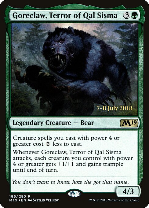 Goreclaw, Terror of Qal Sisma 186s