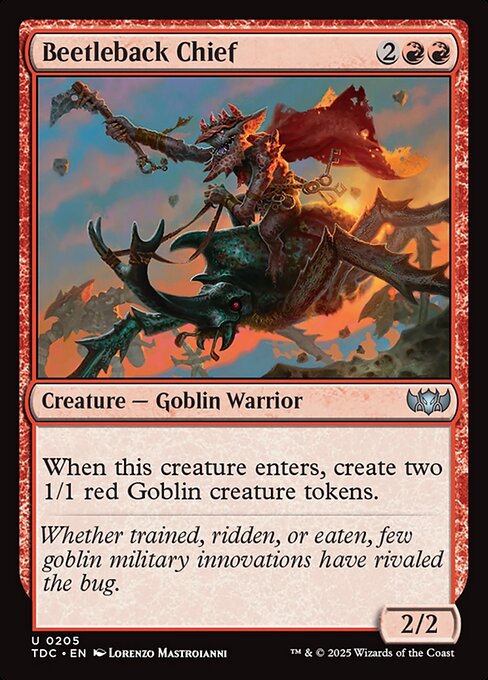Beetleback Chief 205