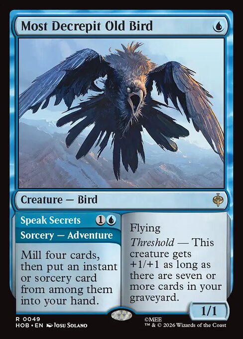 Most Decrepit Old Bird // Speak Secrets 49