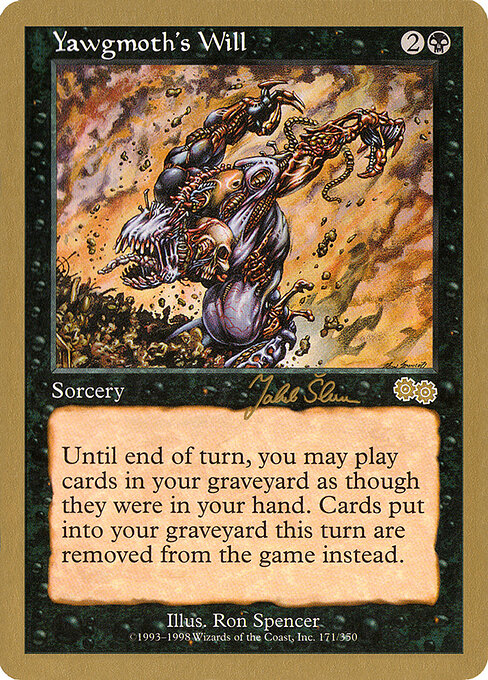 Yawgmoth's Will js171