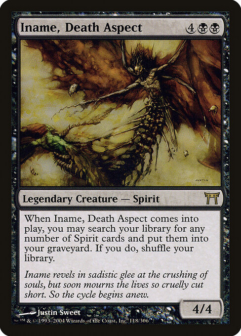 Iname, Death Aspect 118