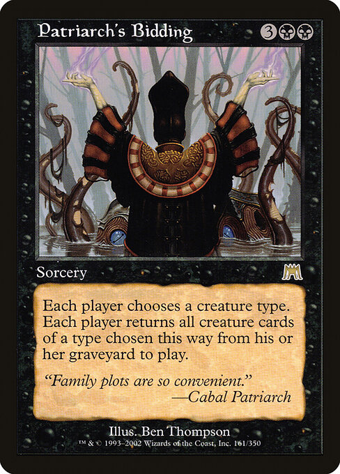 Patriarch's Bidding 161
