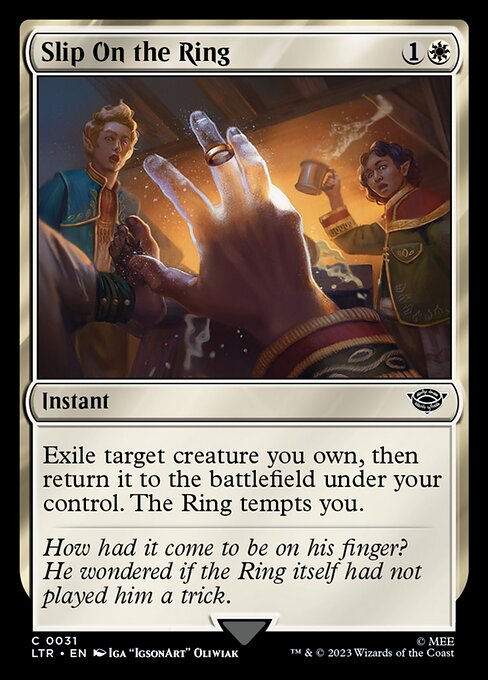 Slip On the Ring 31