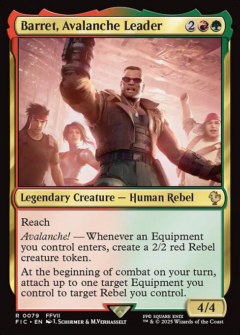 Barret, Avalanche Leader 79