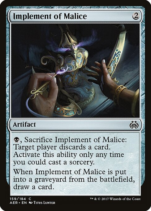 Implement of Malice 159
