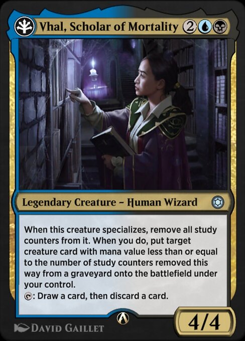 Vhal, Scholar of Mortality 8b