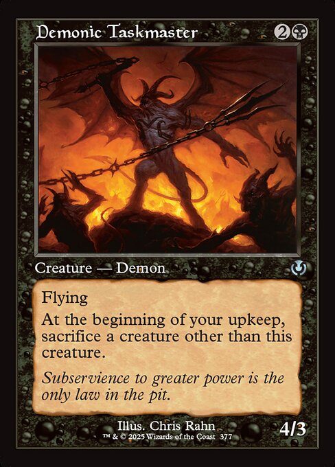 Demonic Taskmaster 377
