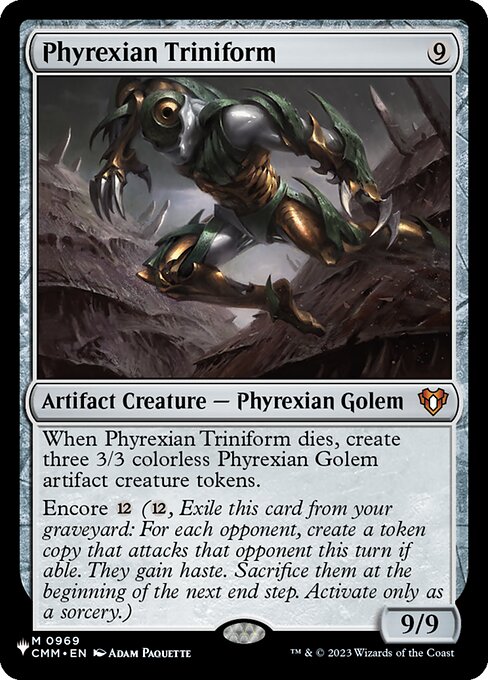 Phyrexian Triniform CMM-969