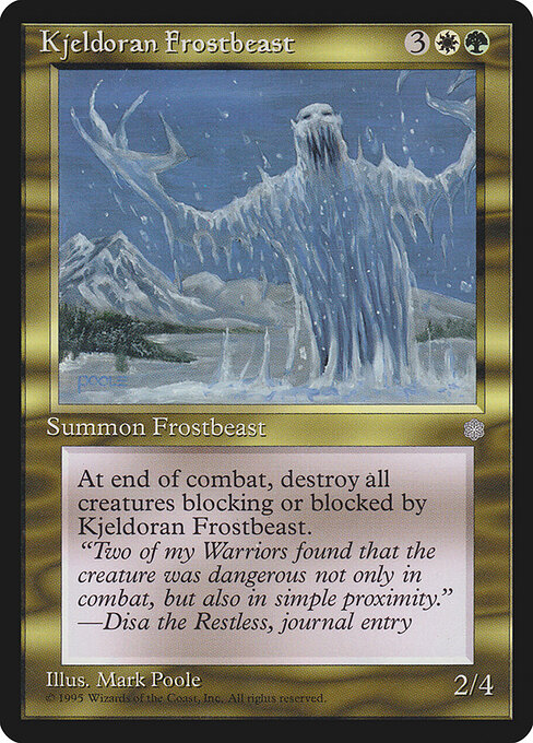 Kjeldoran Frostbeast 296