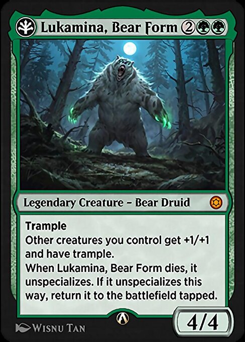 Lukamina, Bear Form 17g