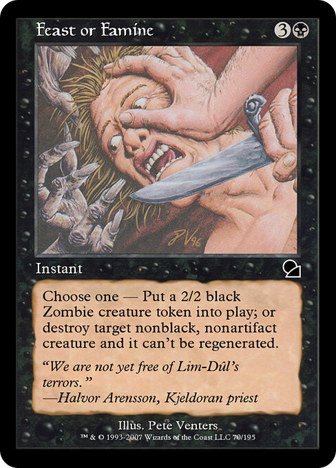 Feast or Famine 70