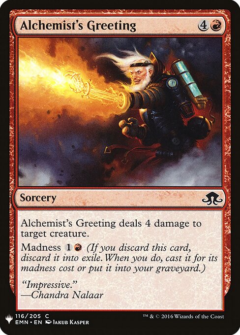 Alchemist's Greeting EMN-116