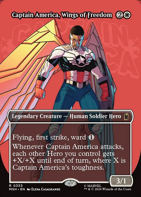 Captain America, Wings of Freedom 353