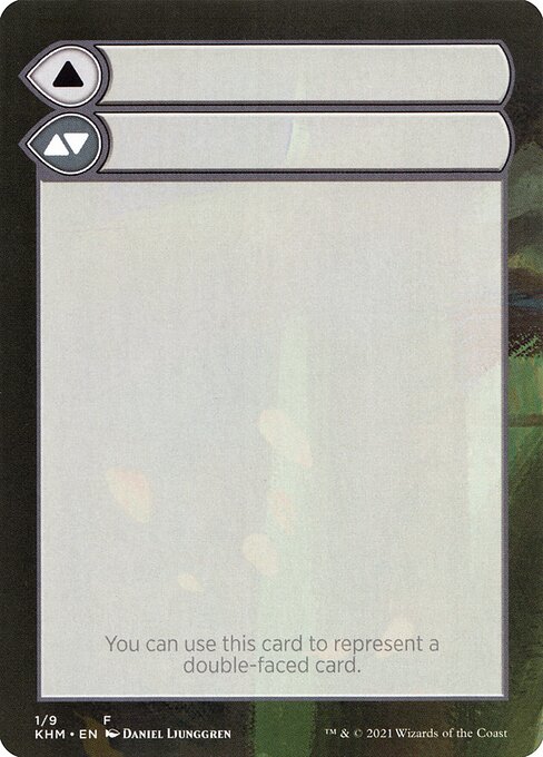 Double-Faced Substitute Card 1