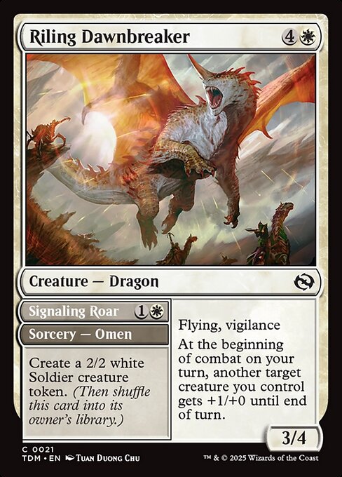 Riling Dawnbreaker // Signaling Roar 21