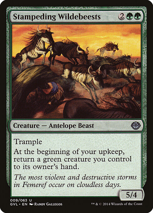 Stampeding Wildebeests 9