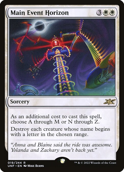 Main Event Horizon 19
