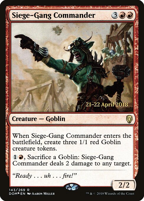 Siege-Gang Commander 143s