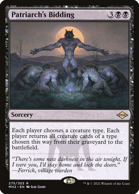 Patriarch's Bidding 275
