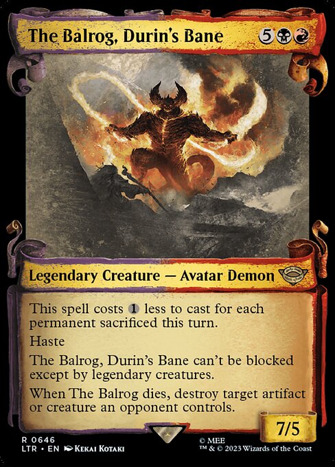The Balrog, Durin's Bane 646