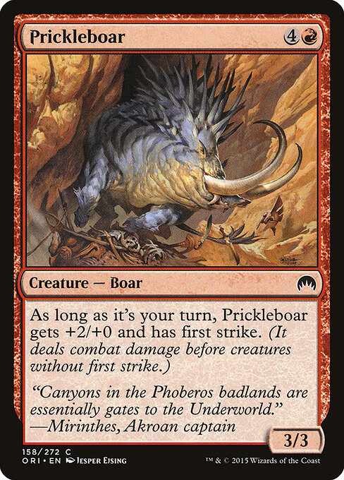Prickleboar 158