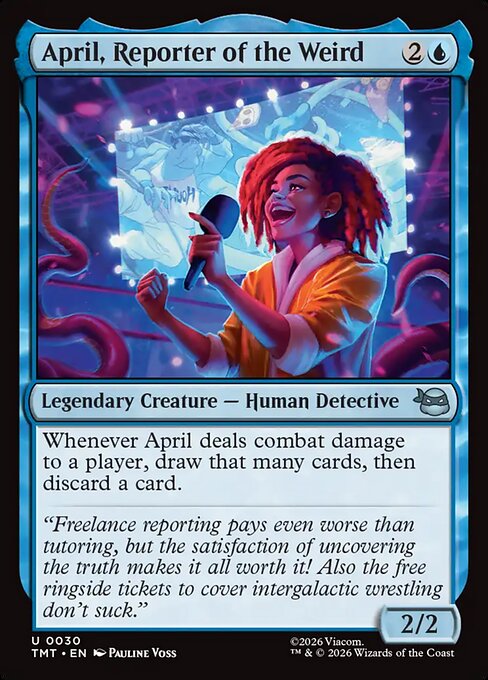 April, Reporter of the Weird 30