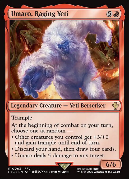 Umaro, Raging Yeti 63