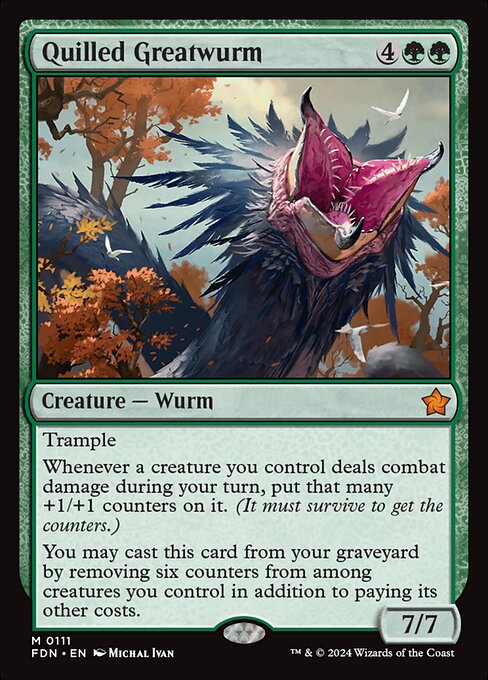 Quilled Greatwurm 111