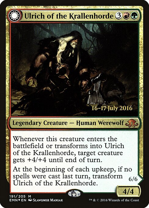 Ulrich of the Krallenhorde // Ulrich, Uncontested Alpha 191s