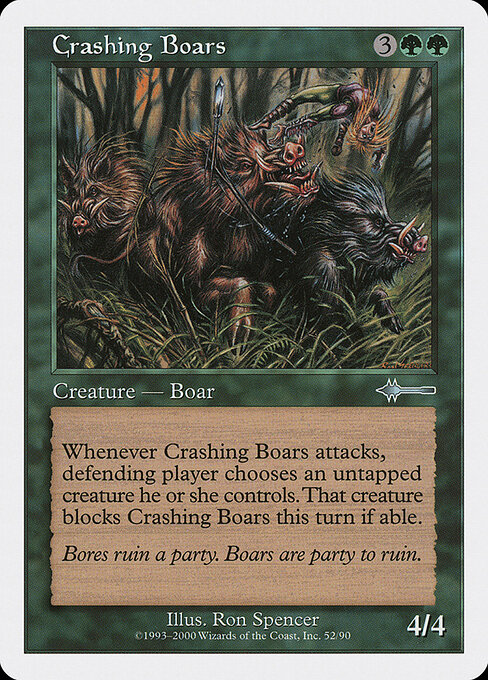 Crashing Boars 52